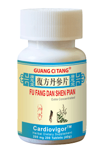 Fu Fang Dan Shen Pian (CardioVigor�) 200 mg 200 Tablets