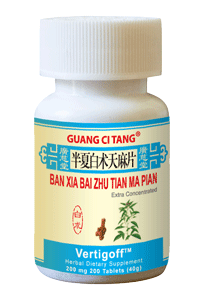 Ban Xia Bai Zhu Tian Ma Pian (Vertigoff�) 200 mg 200 Tablets