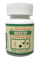 Chuan Xiong Cha Tiao Pian 100 Tablets